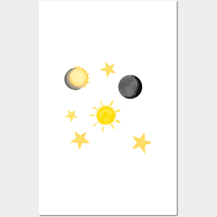 Sun and Moon pack Posters and Art